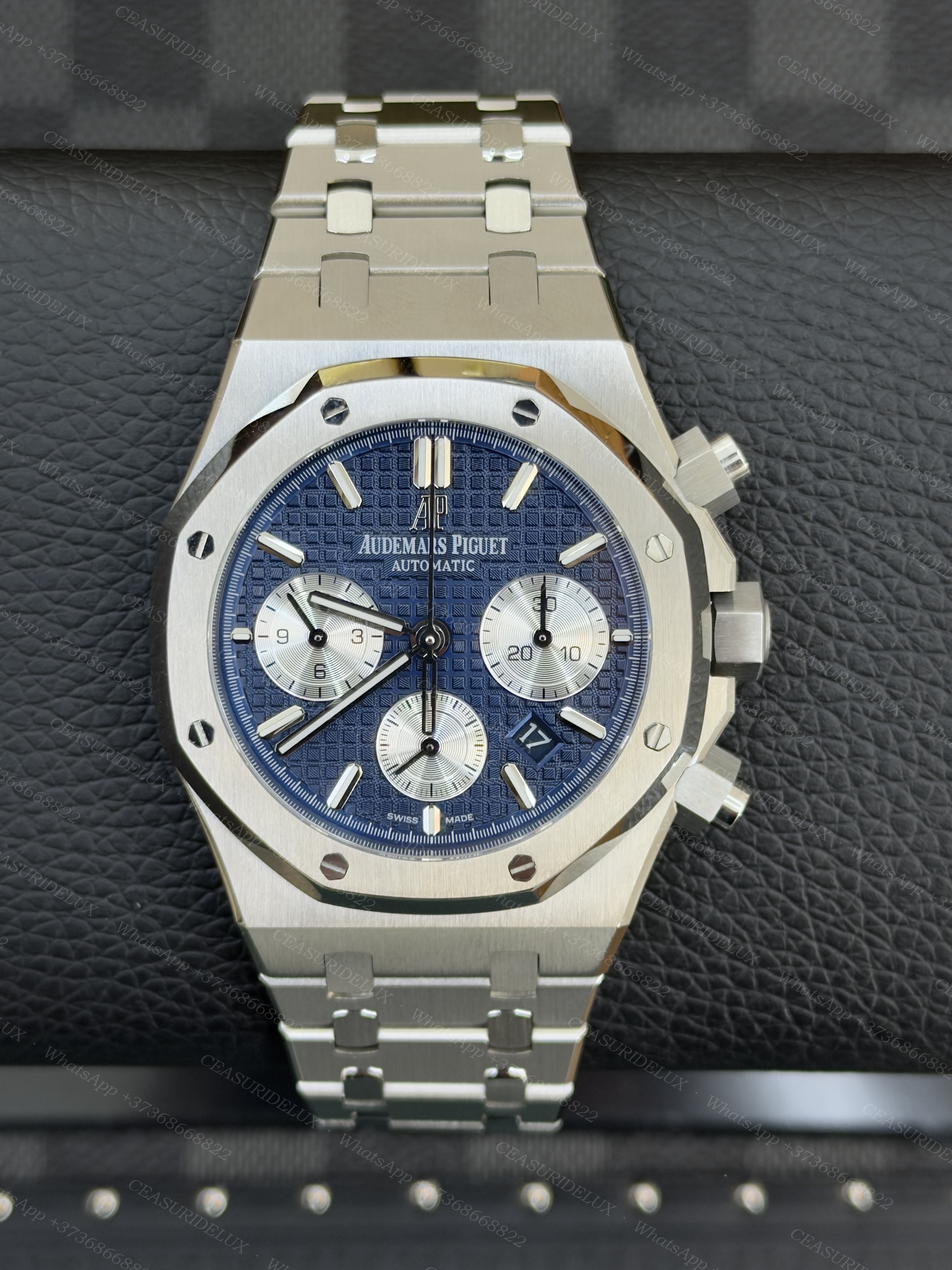 Audemars Piguet Royal Oak Chronograph 41mm Steel — Blue Dial with Silver Sub-Dials (26331ST)