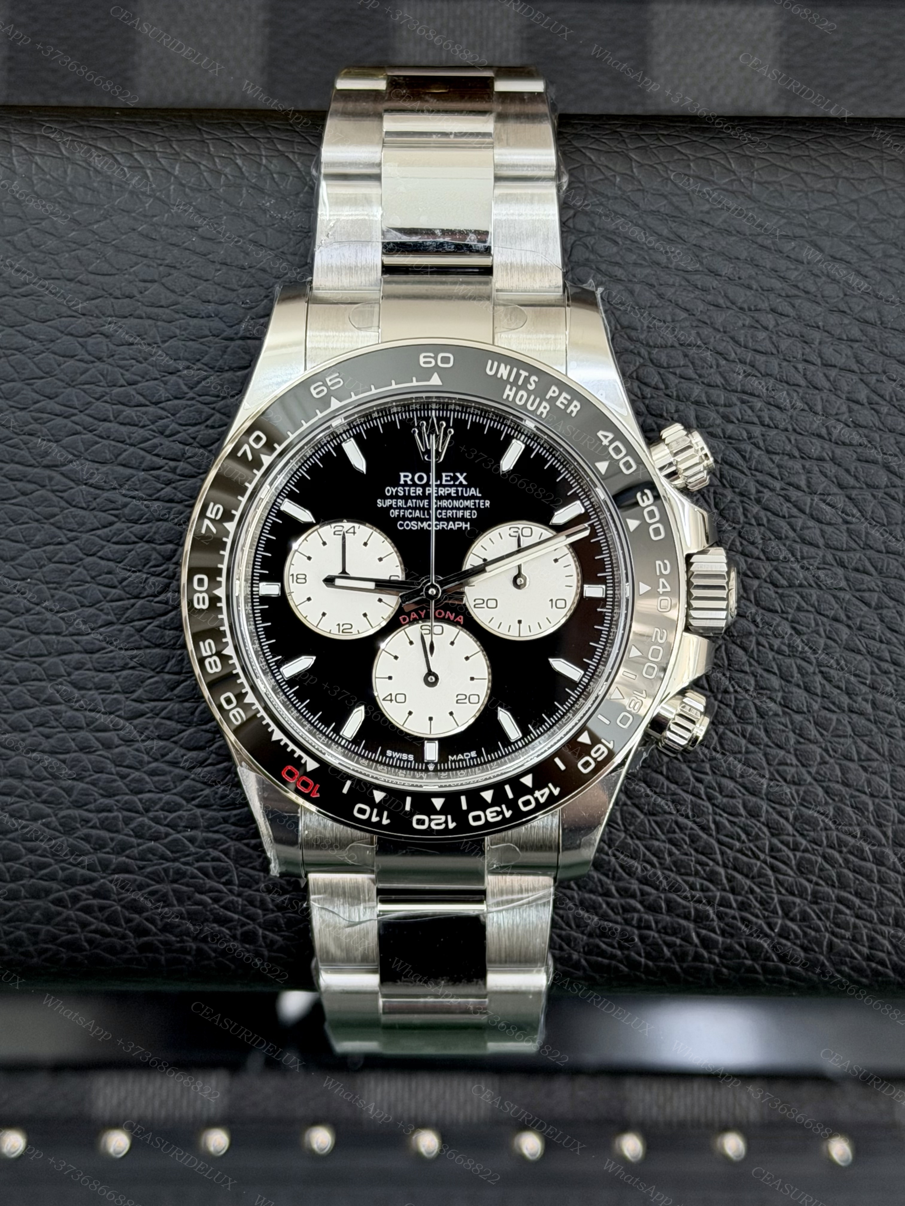 Rolex Daytona White Gold — Reverse Panda Dial + Cerachrom + Oyster (126509)