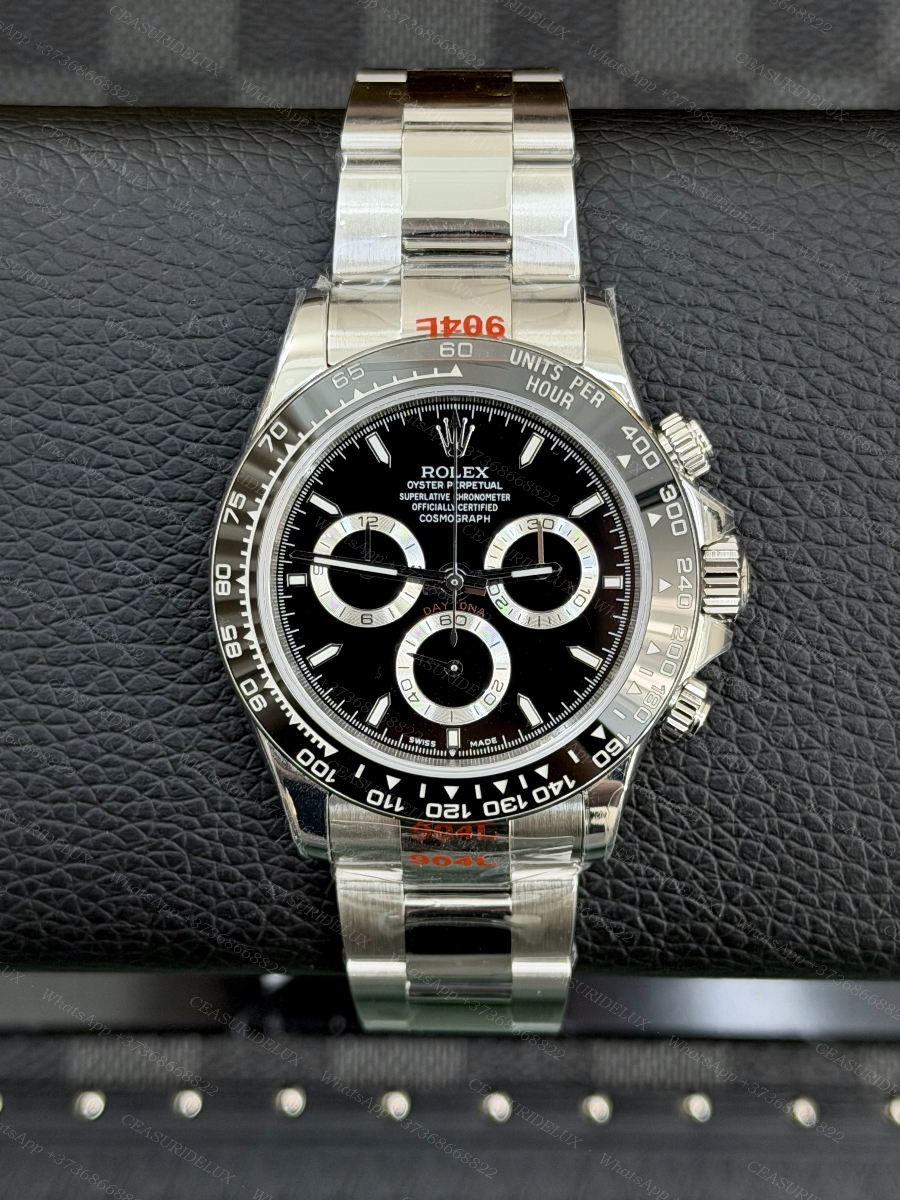 Rolex Daytona Steel — Reverse Panda Dial + Cerachrom + Oyster (126500LN)