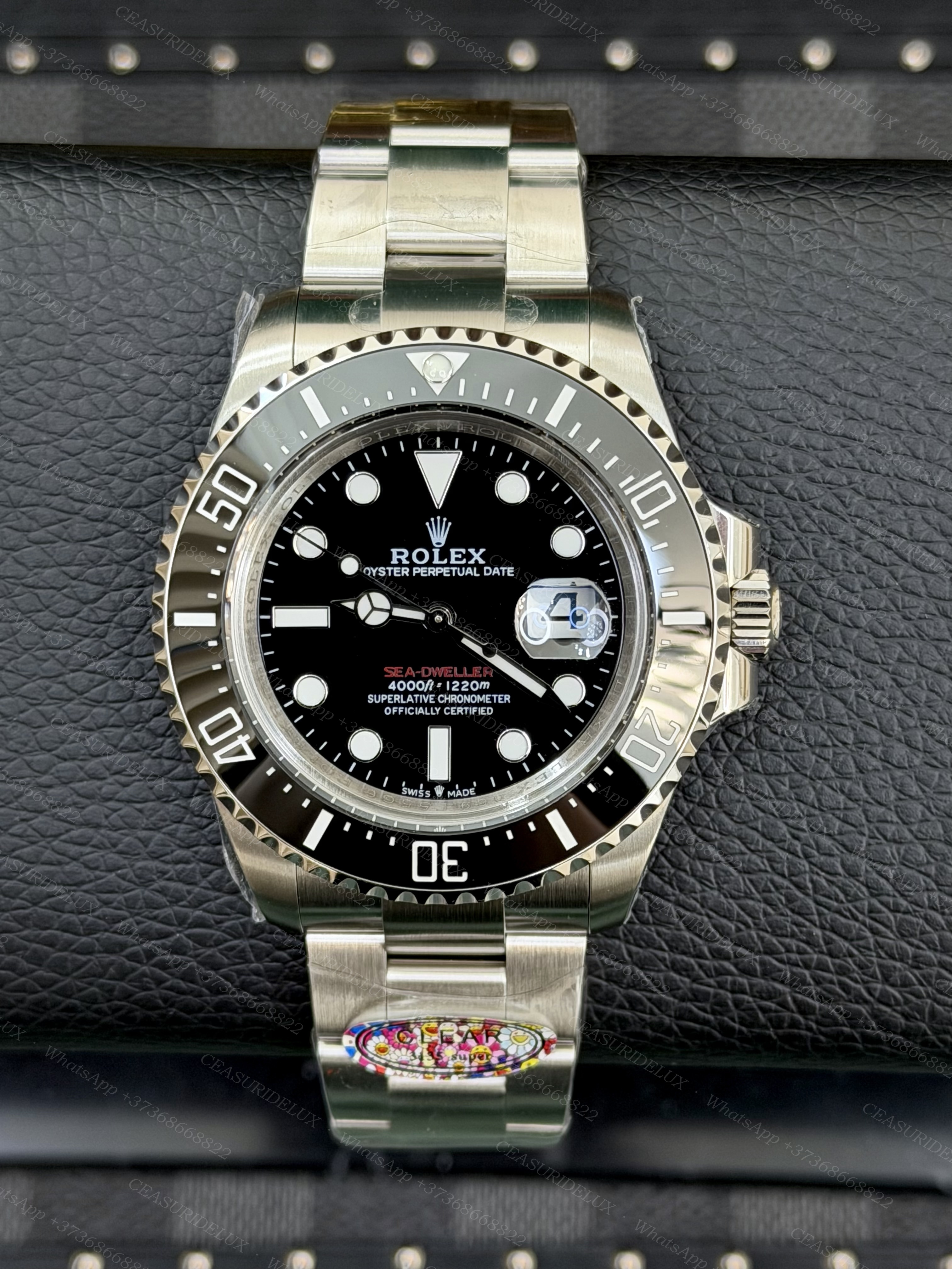 Rolex Sea-Dweller 43 Steel — Black Dial 'Red Text' (126600)