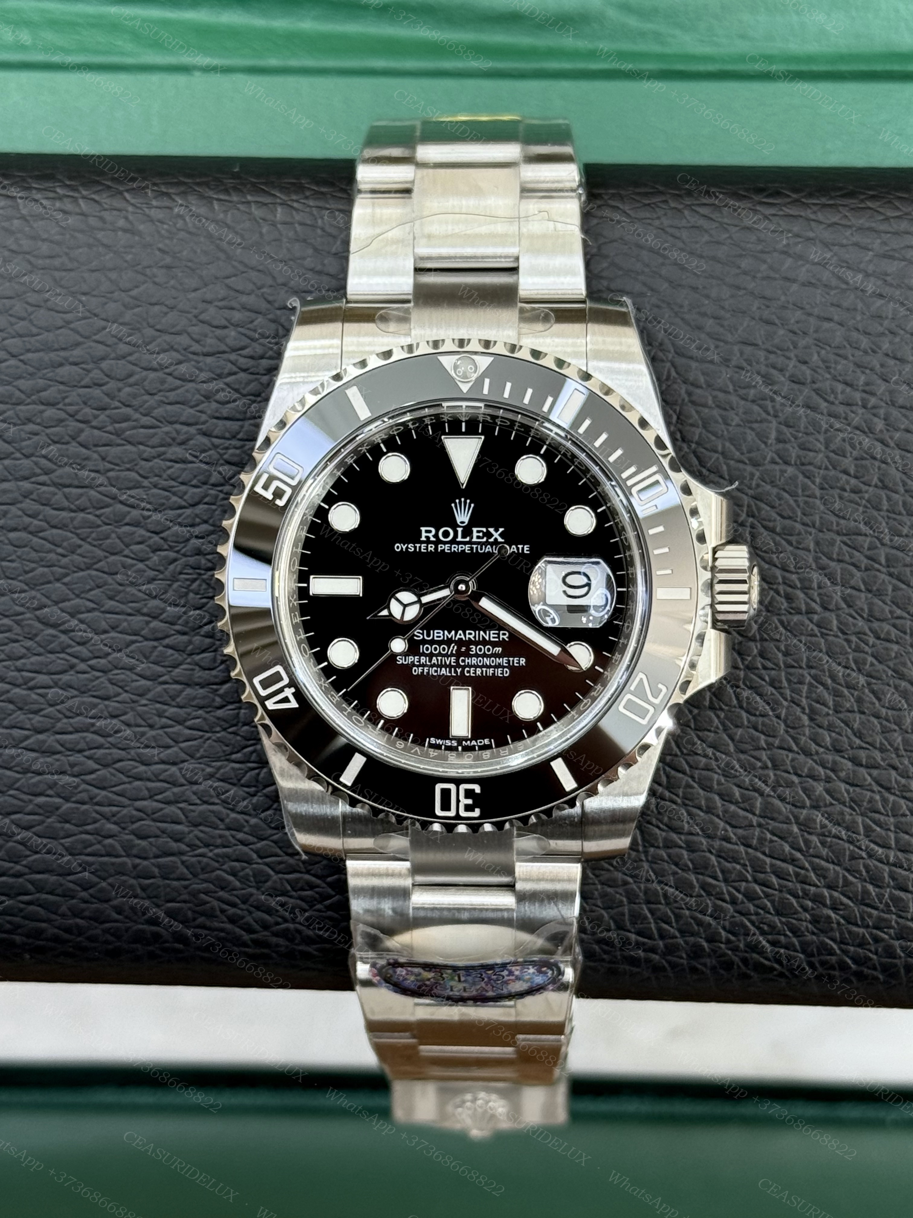 Rolex Submariner Date Steel — Black Cerachrom + Black Dial + Oyster (116610LN)