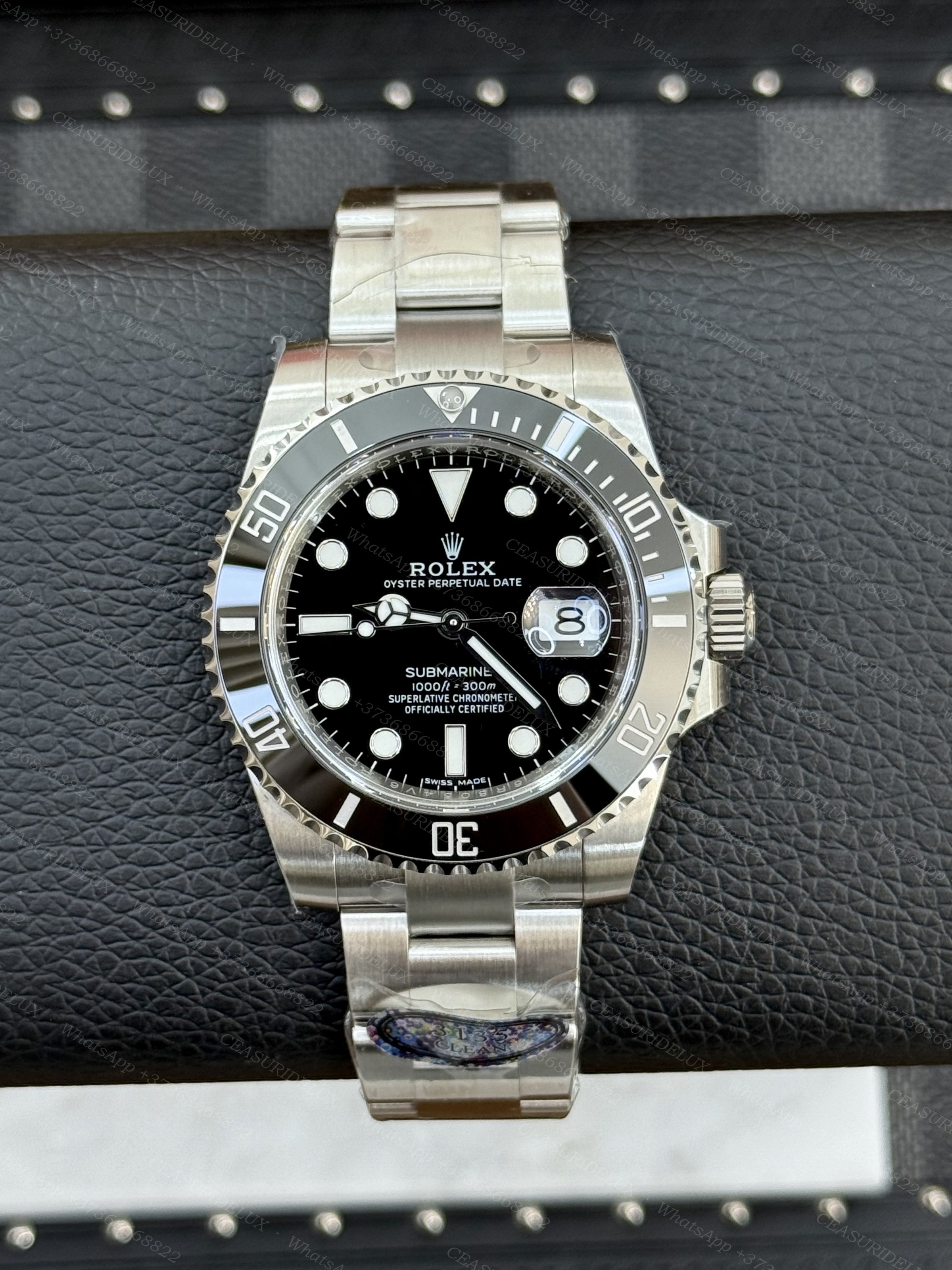 Rolex Submariner Date 40 Steel — Black Cerachrom + Black Dial + Oyster (116610LN)