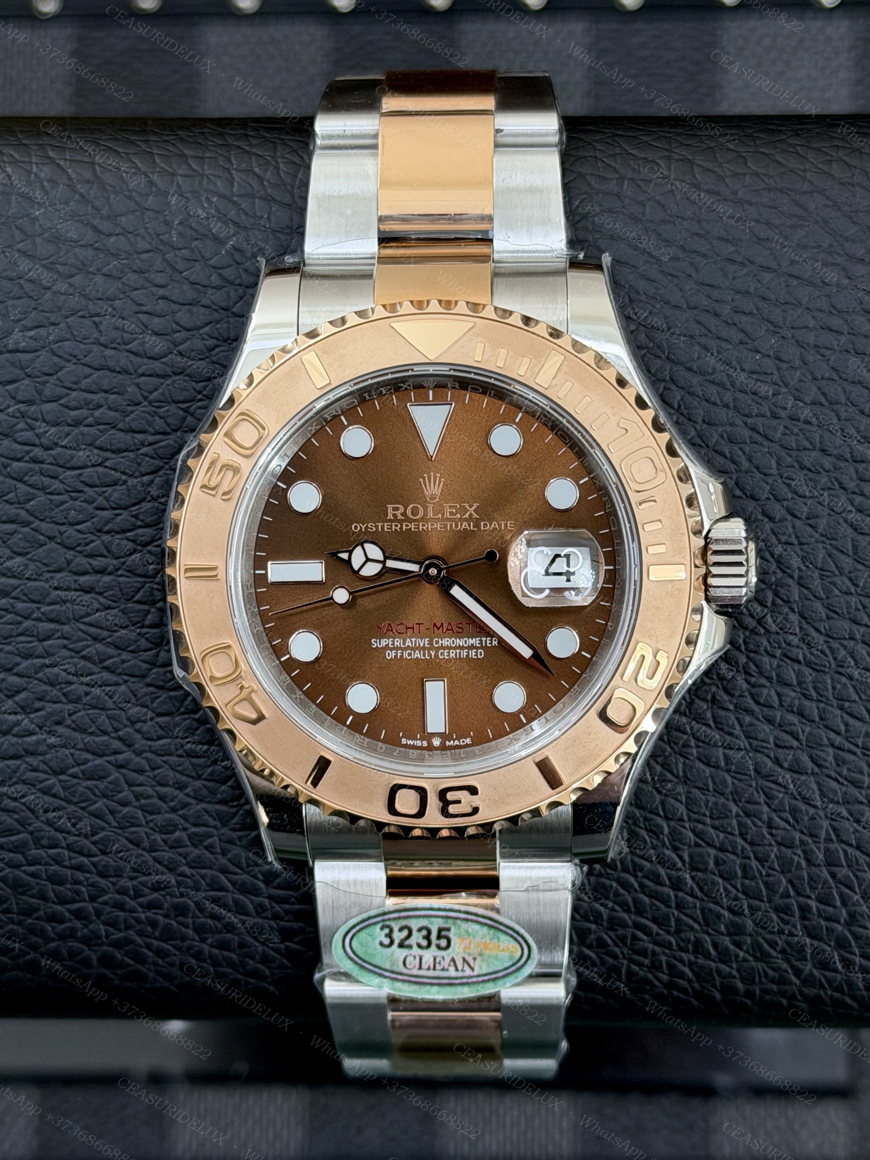 Rolex Yacht-Master 40 Two-Tone Steel/Everose Gold — Sundust Dial + Oyster (126621)