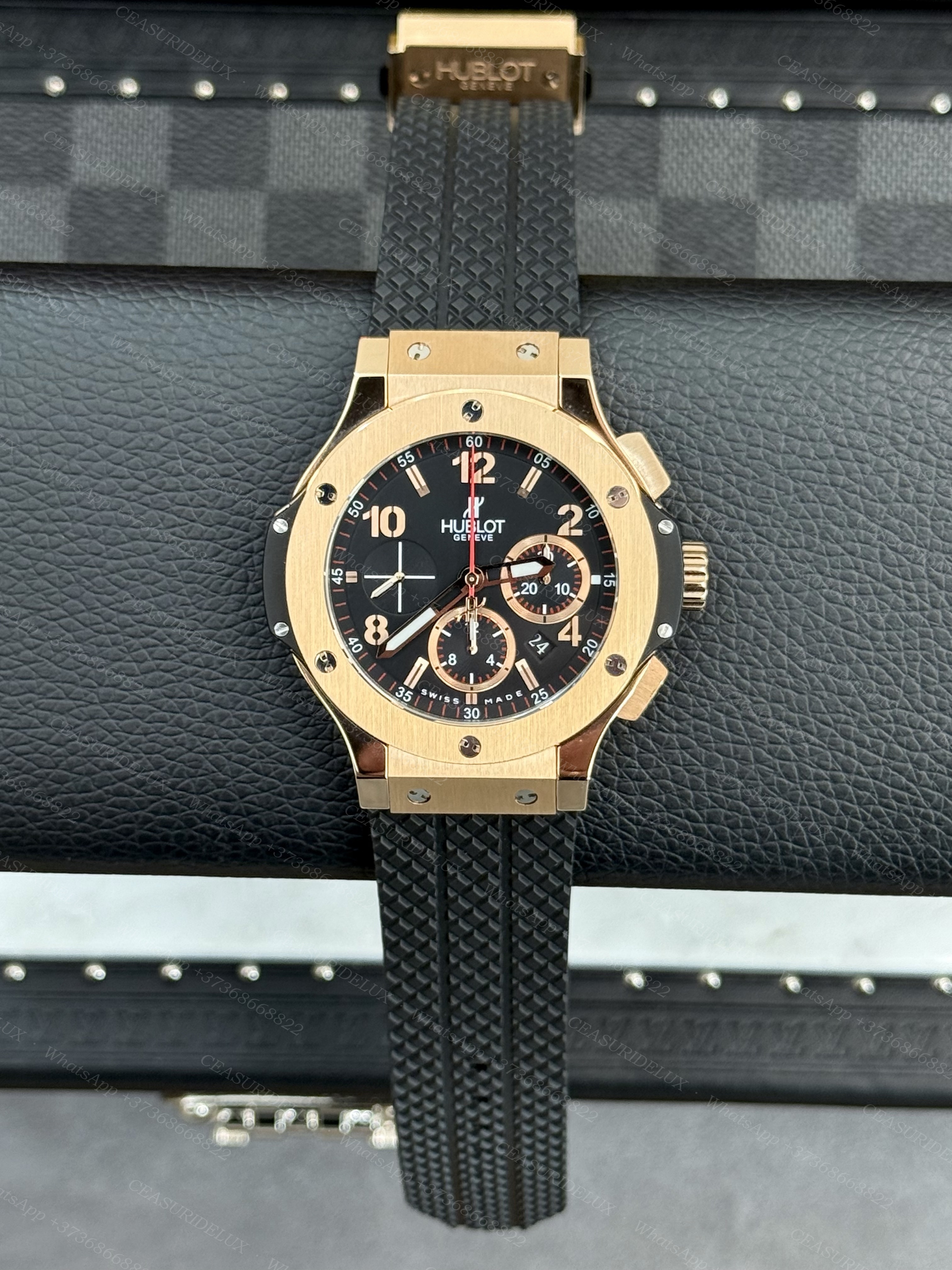 Hublot Big Bang 44 — King Gold + Black Ceramic Bezel, Black Dial (301.PX.130.RX)