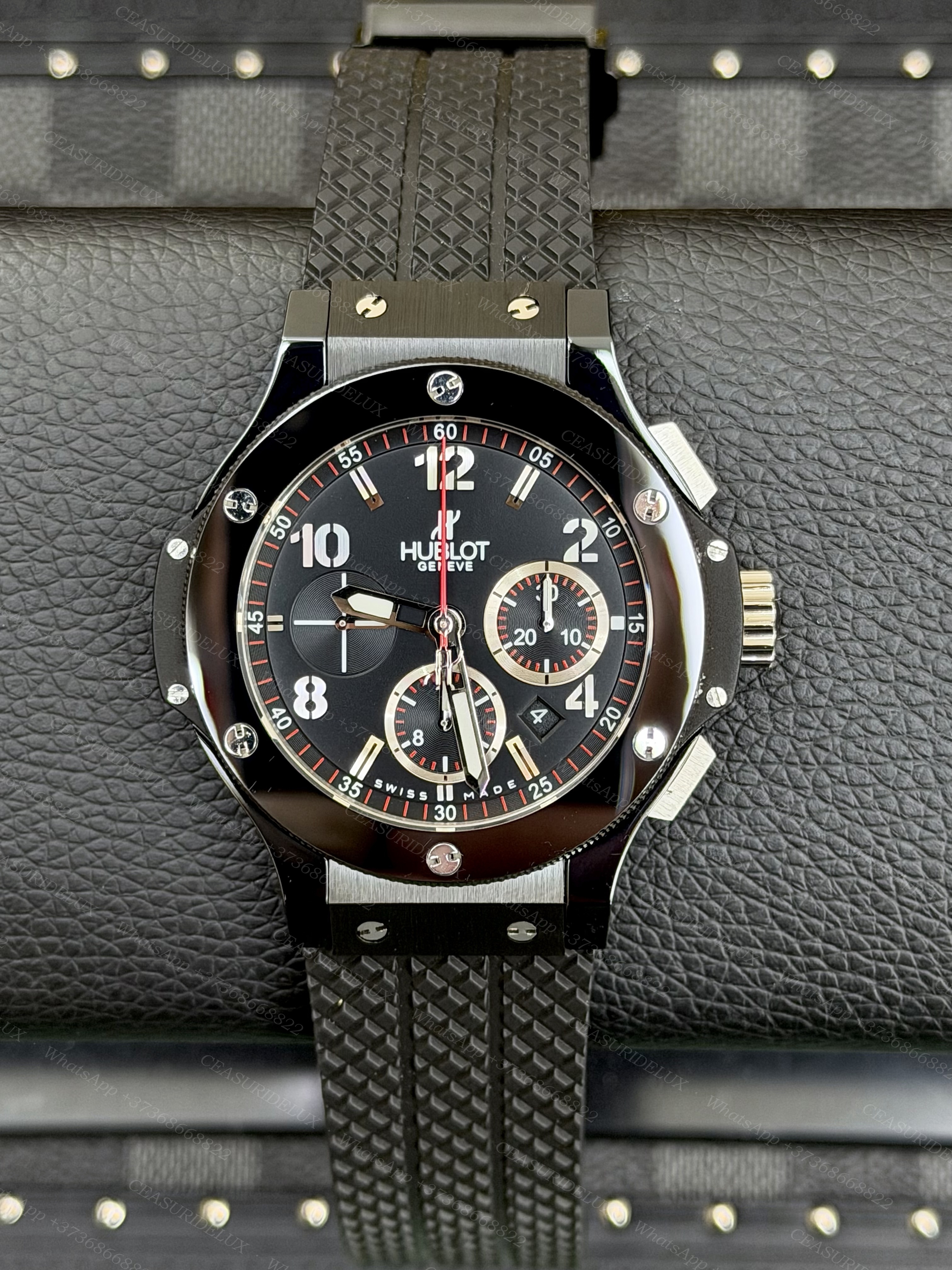 Hublot Big Bang 44 — Black Ceramic + Steel, Black Dial (301.SB.131.RX)