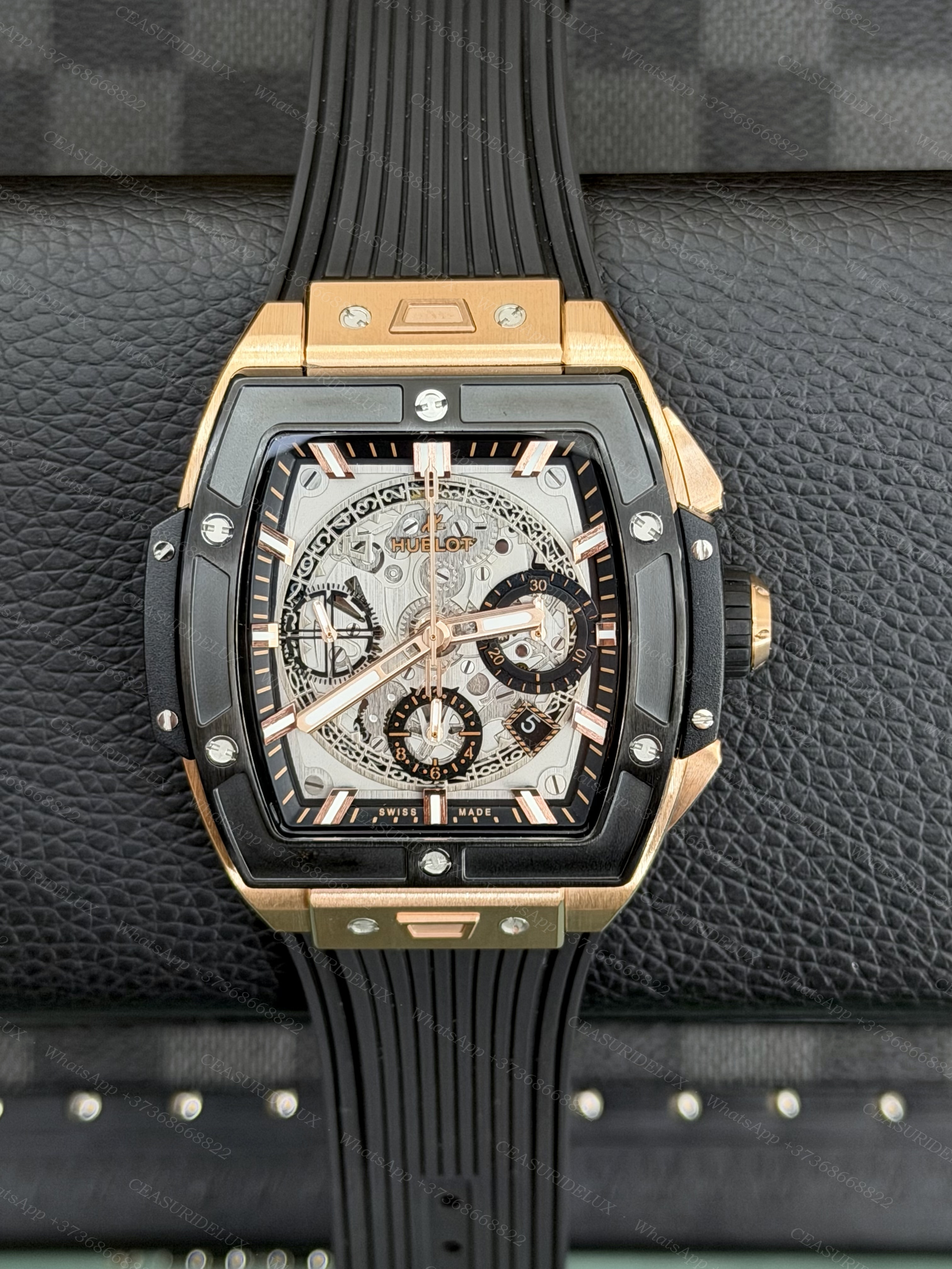 Hublot Spirit of Big Bang King Gold Ceramic 42mm — Skeleton Dial (601.OM.0183.LR)