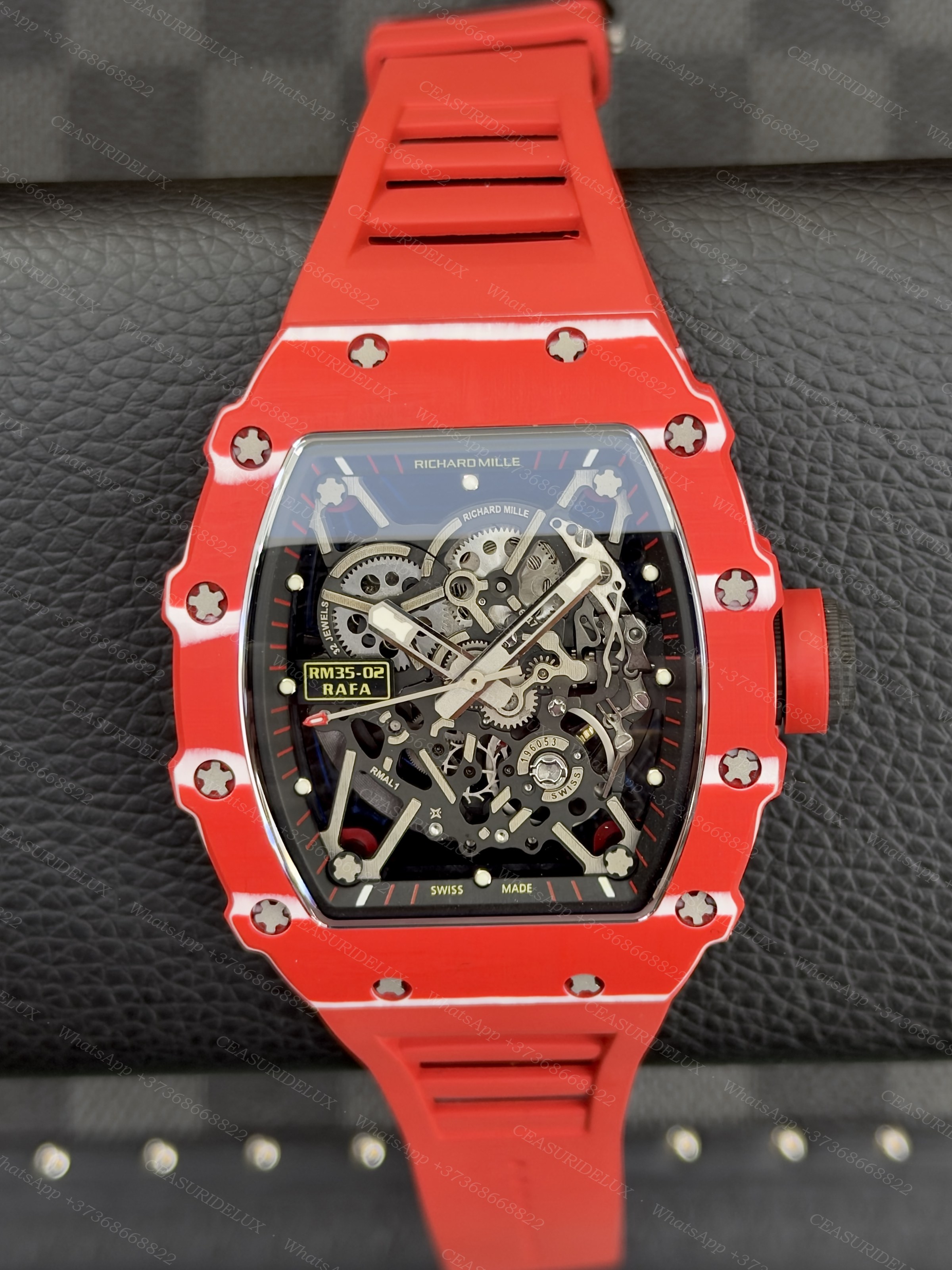 Richard Mille Richard Mille RM 35-02 Rafael Nadal Red Quartz TPT – Ref. RM 35-02 – Cal. RMAL1 Background