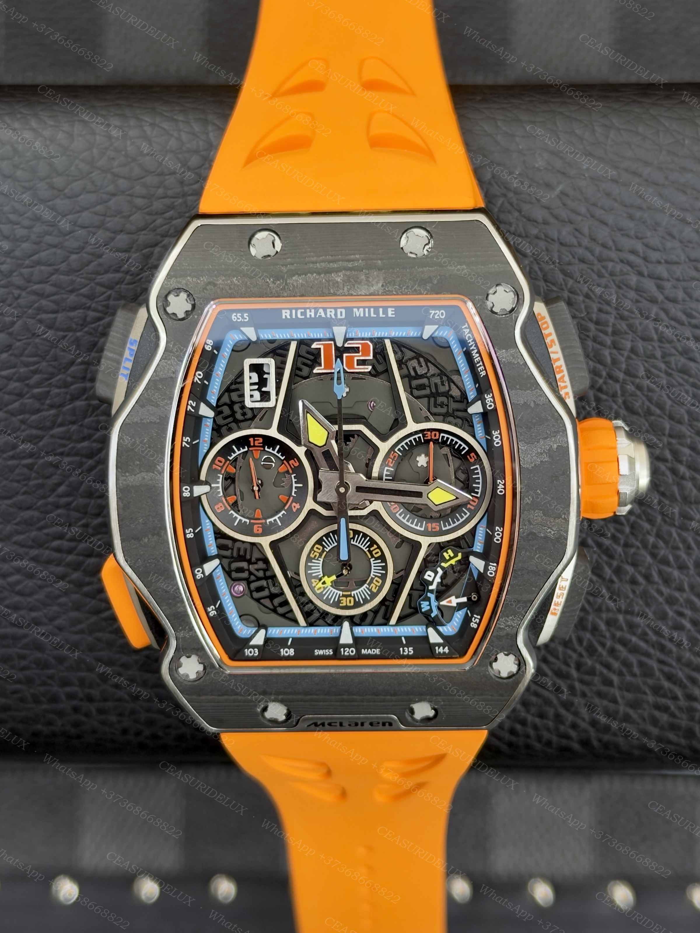 Richard Mille Richard Mille RM 65-01 McLaren W1 Carbon TPT Orange – Ref. RM 65-01 – Cal. RMAC4 Background