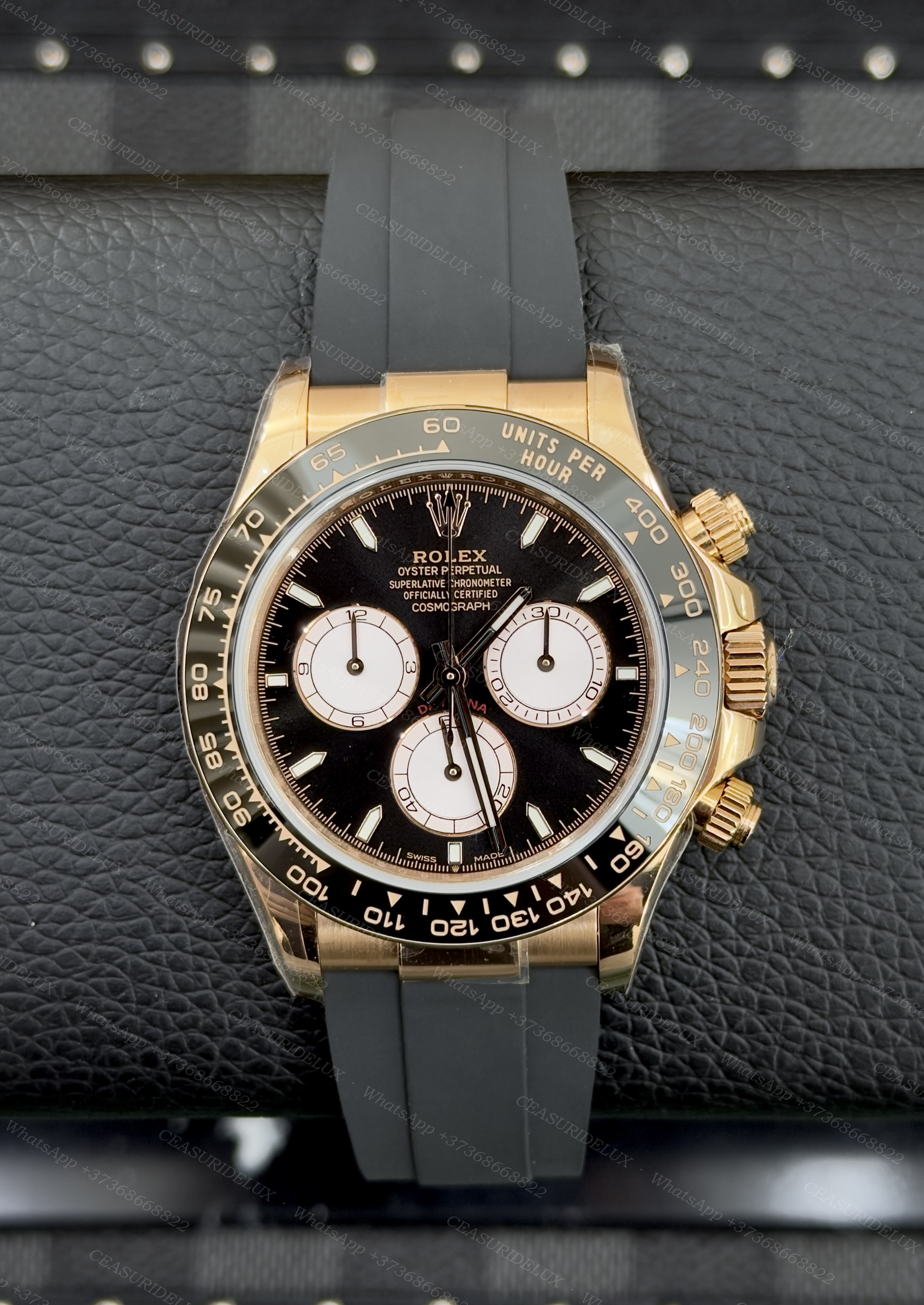 Rolex Rolex Cosmograph Daytona 40mm Everose Gold Oysterflex – Ref. 116515LN Background