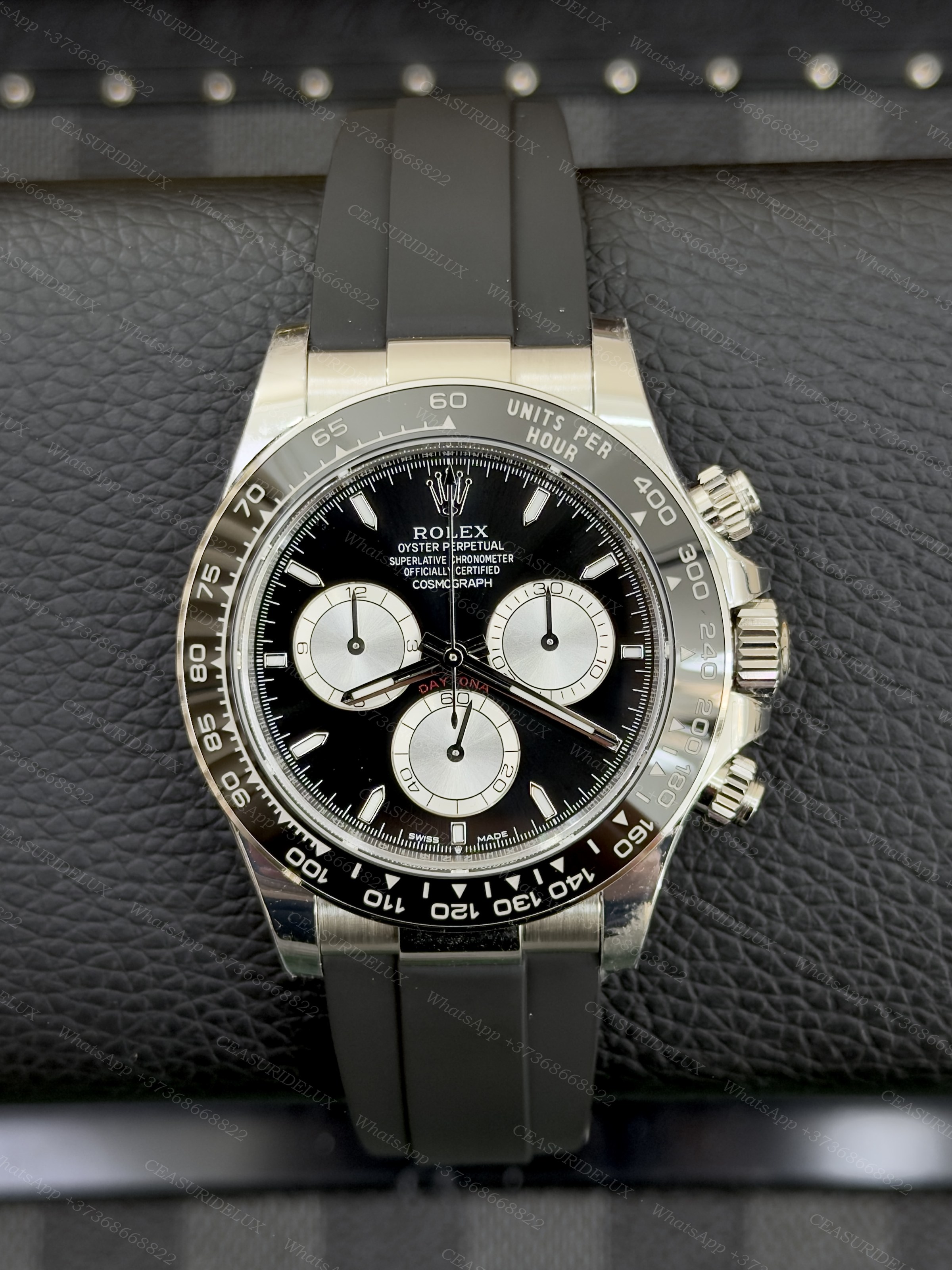 Rolex Rolex Cosmograph Daytona Le Mans 116519LN – Oysterflex, Black Dial, 18K White Gold, 40 mm Background